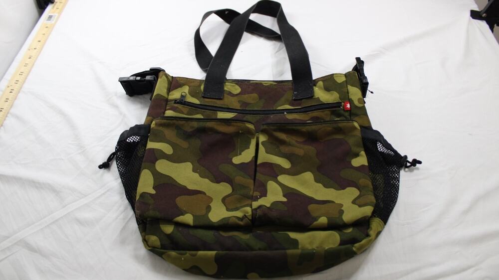 camouflage tote bag 15 x 15 in Multicolor Mens woodland pattern